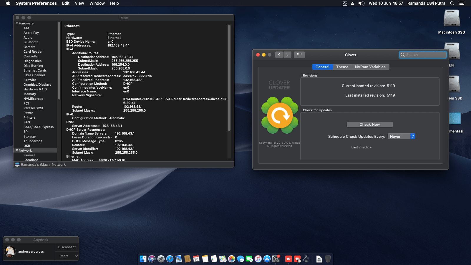 HP Desktop 280 G2 Microtower [SkyLake   Intel HD 530] 7